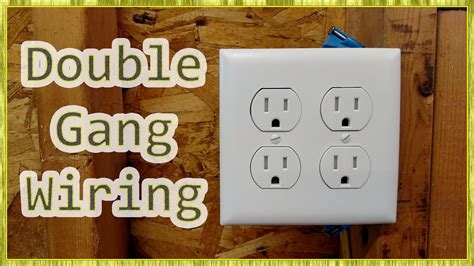 how to wire double receptacle